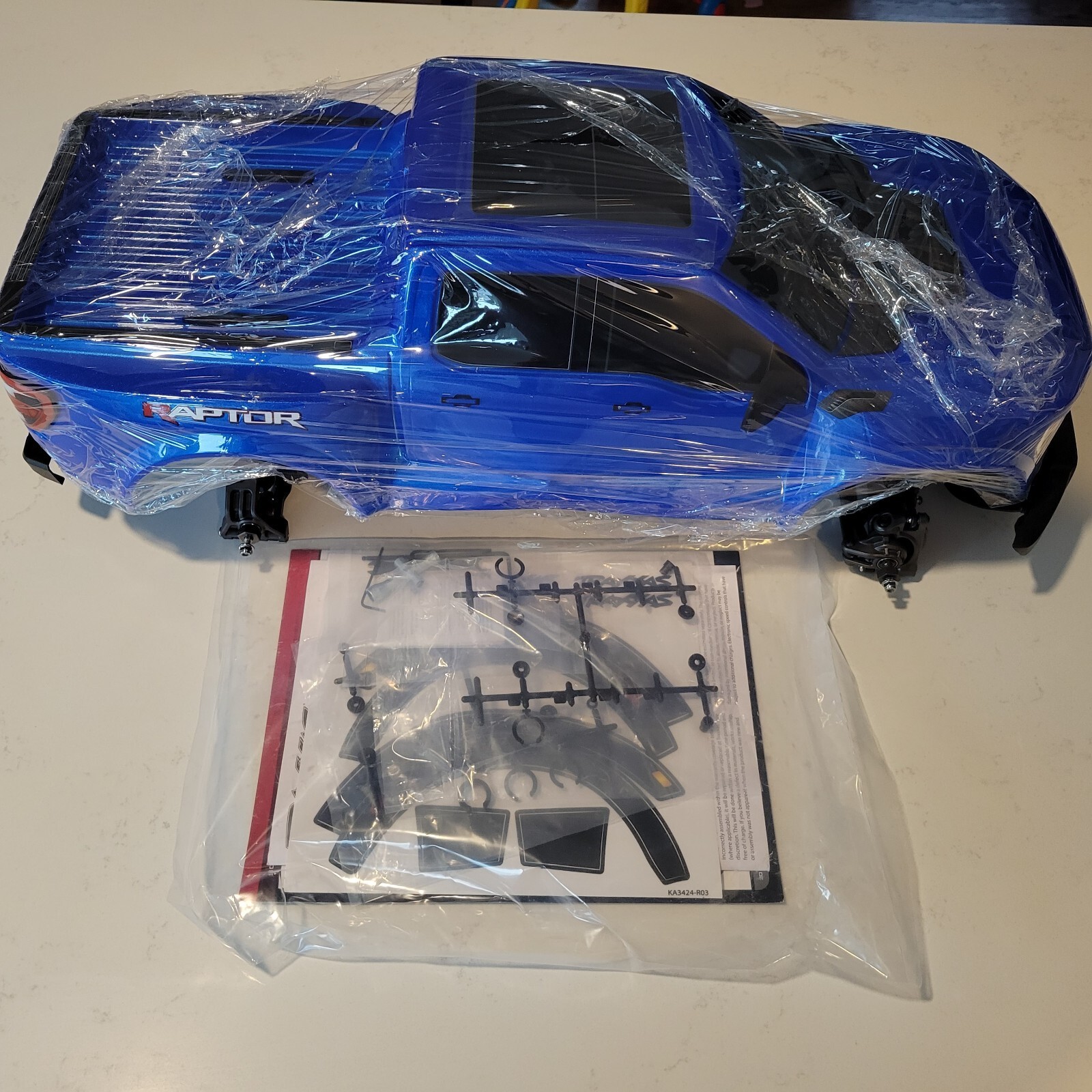NEW FITS Traxxas Ford Raptor R 4x4 Extend Slash 4x4 Roller Slider W/ BODY  SERVO