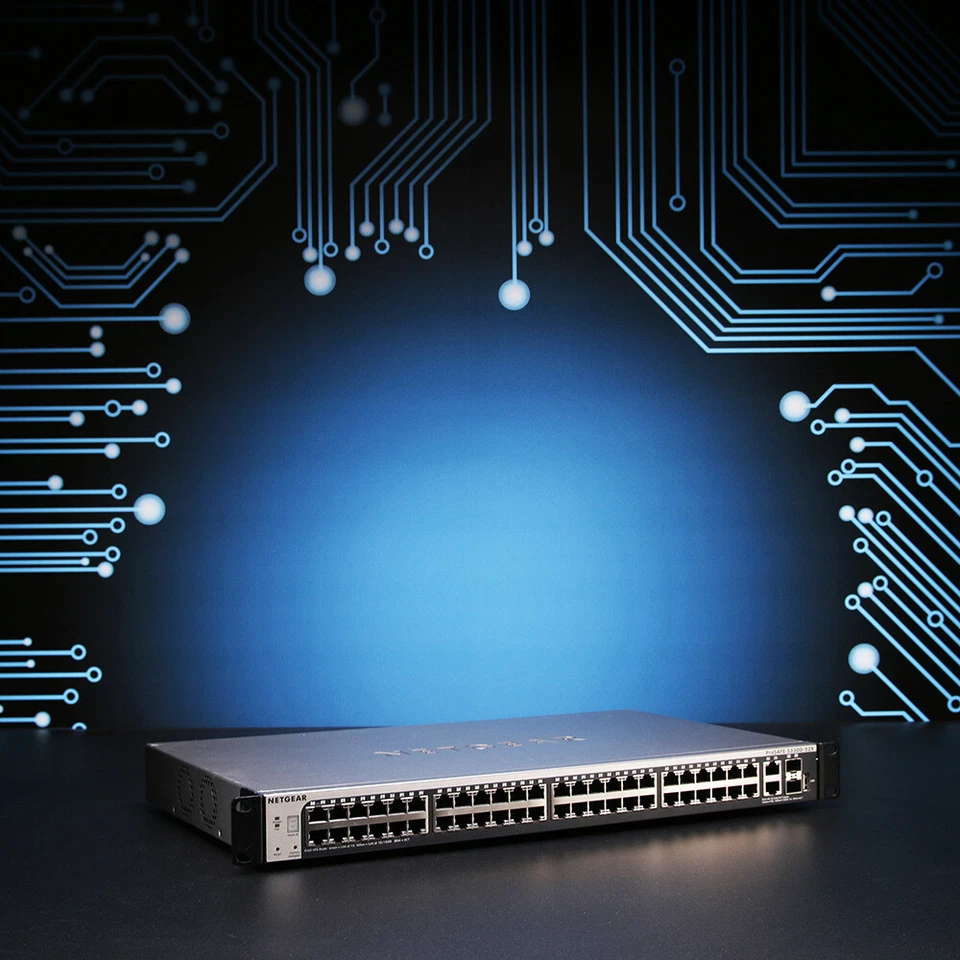 Netgear ProSafe S3300-52X 52-Port Gigabit Smart Switch // 50x RJ-45, 2x SFP+
