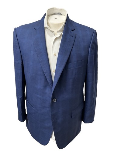 Navy Blue Holland and Sherry Men's Suit 3 Roll 2 Button Closure | eBay
