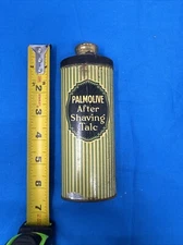 Vintage Palmolive After Shave Talc Powder Tin Can, Colgate Peet Company