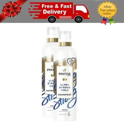 Pantene Styling Ultra Strong Hairspray 250ML- Pack 2