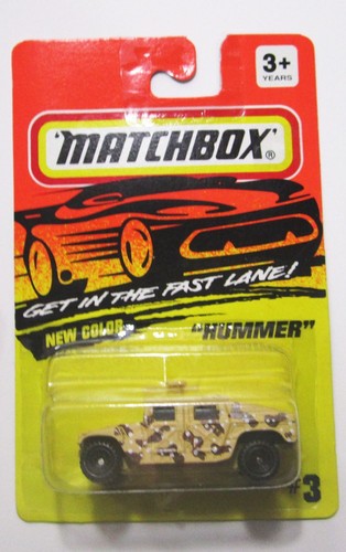1994 Matchbox HUMMER Light Tan Cammo #3 New Mint MOSC