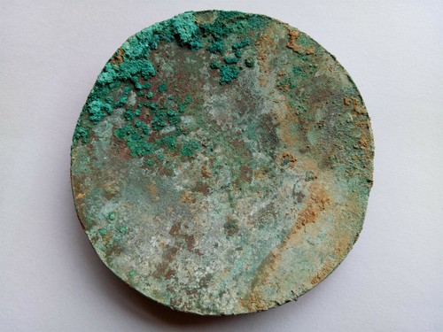 "I Ching" Chinese Old Dynasty Fengshui " Auspicious Divine Beast " Bronze Mirror - Picture 9 of 9