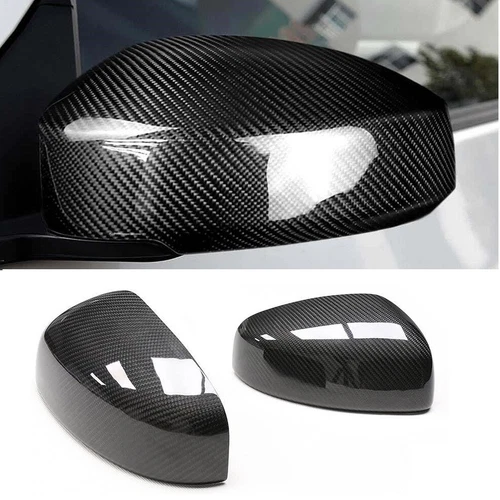 FOR 2009-2020 NISSAN 370Z Z34 CARBON FIBER SIDE VIEW MIRROR COVERS CAP OVERLAY