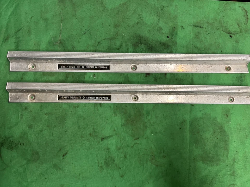80-87 DODGE DIPLOMAT Driver Passenger Door Sill Scuff Plates Trim Free Ship RXB - Изображение 3 из 4