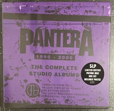 PANTERA THE COMPLETE STUDIO ALBUMS 1990-2000 PICTURE DISC BOX SET 5LP & POSTER