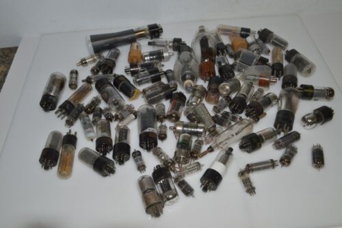 RCA, GENERAL ELECTRIC, OLYMPUS & OTHER ELECTRON TUBES - LOT OF 70+ (VMH64) - Picture 1 of 3