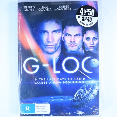 NEW G-LOC (DVD, 2020) - Stephen Moyer, Tala Gouveia - Sci-Fi Fantasy Film Movie