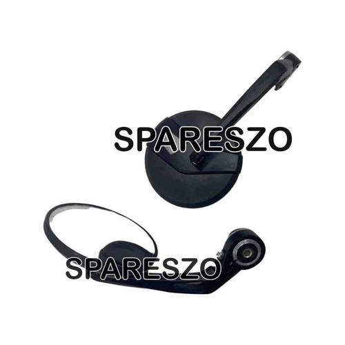 "BAR END MIRROR, BLACK" FIT FOR ROYAL ENFIELD SHOTGUN 650 & BEAR 650 - Picture 11 of 18