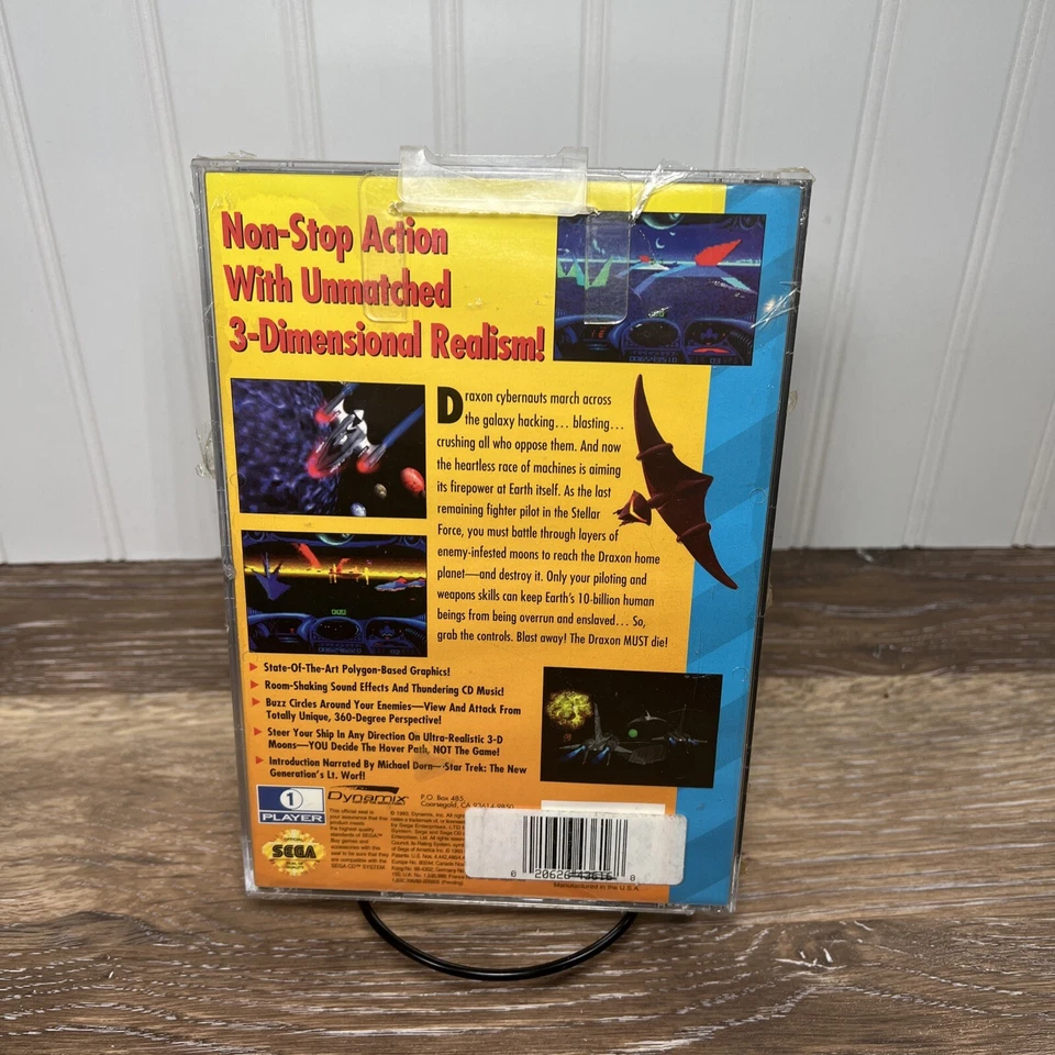 Stellar-Fire (Sega CD, 1993)  - Factory sealed !!! Brand New - Tear - Image 2 of 4