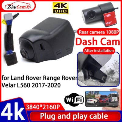4K 2160P Wifi Dash Cam Camera for Land Rover Range Rover Velar L560 2017-2020