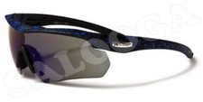 X Loop Sunglasses Sport Half Frame One Piece Shield Lens Cycling Baseball Men