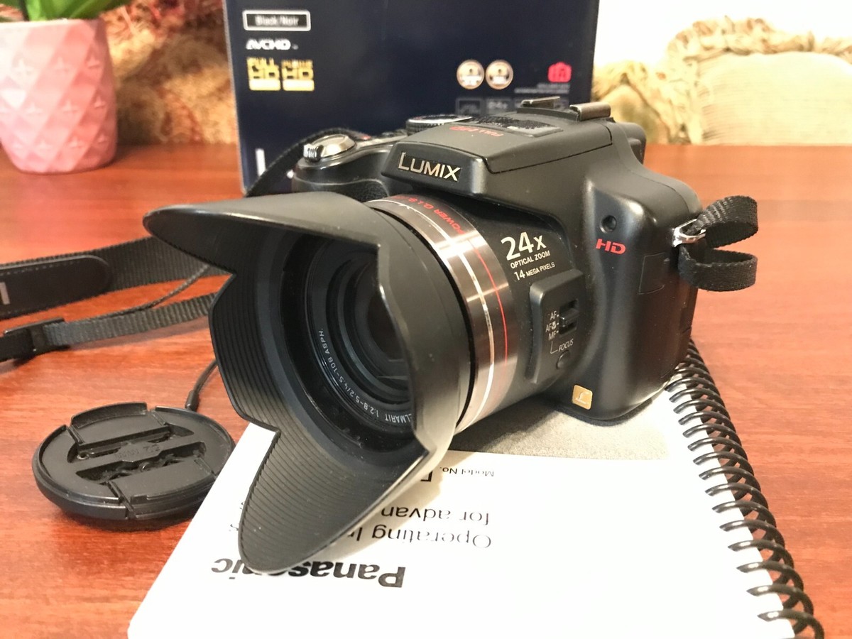 Panasonic Lumix FZ100 Digital Camera Original box and accessories