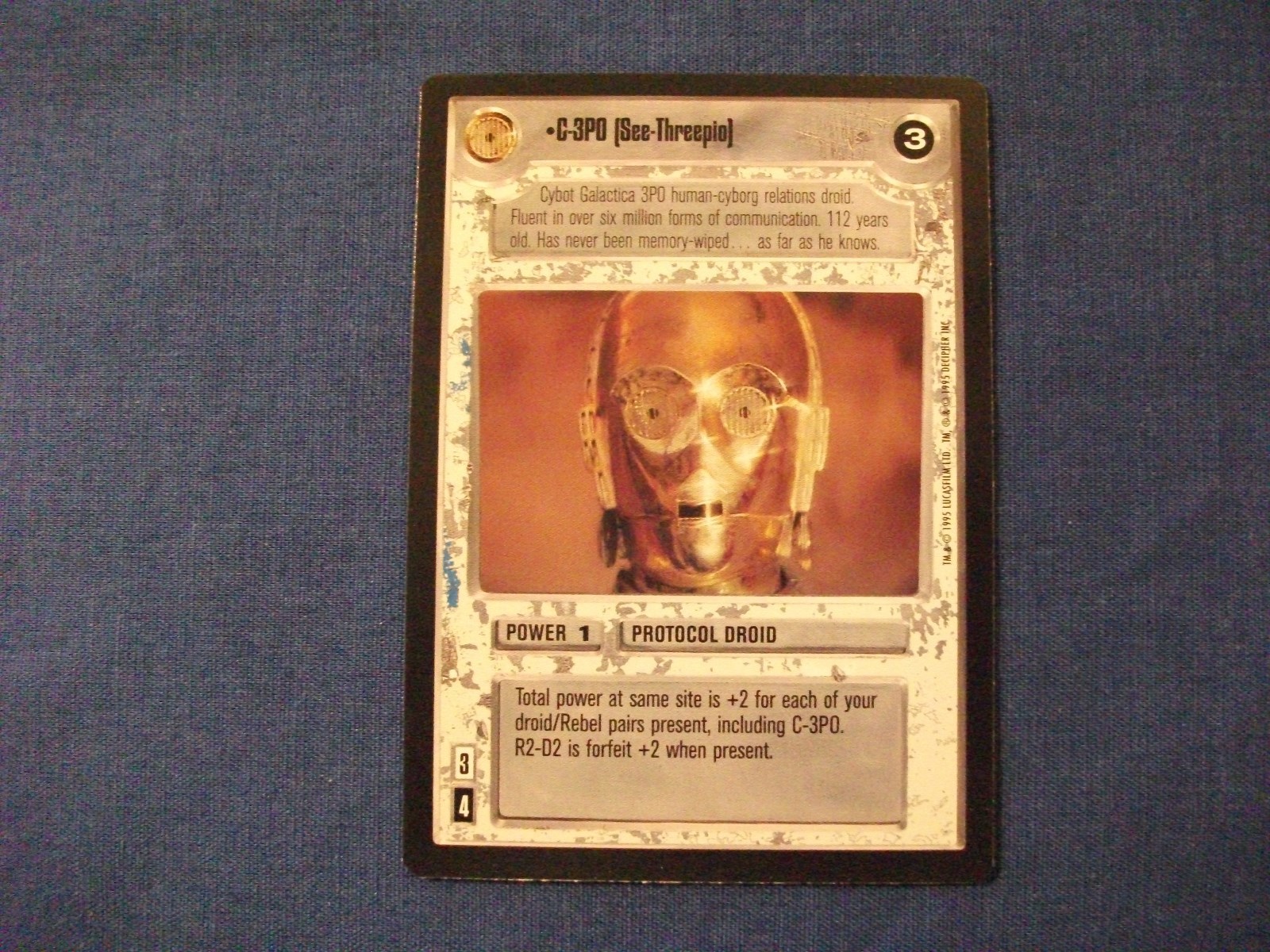 Star Wars CCG Premiere Limited C-3PO