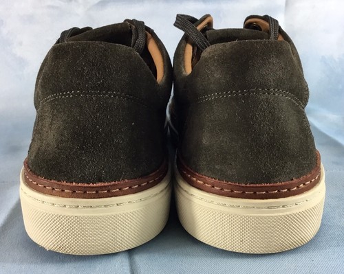 Allen Edmonds Shoes Mens 13 D Brown Suede Leather Porter City Casual Sneakers - Picture 6 of 10