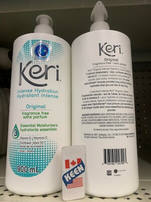 Keri Original Fragrance Free Lotion Intense Hydration, 900 mL | eBay