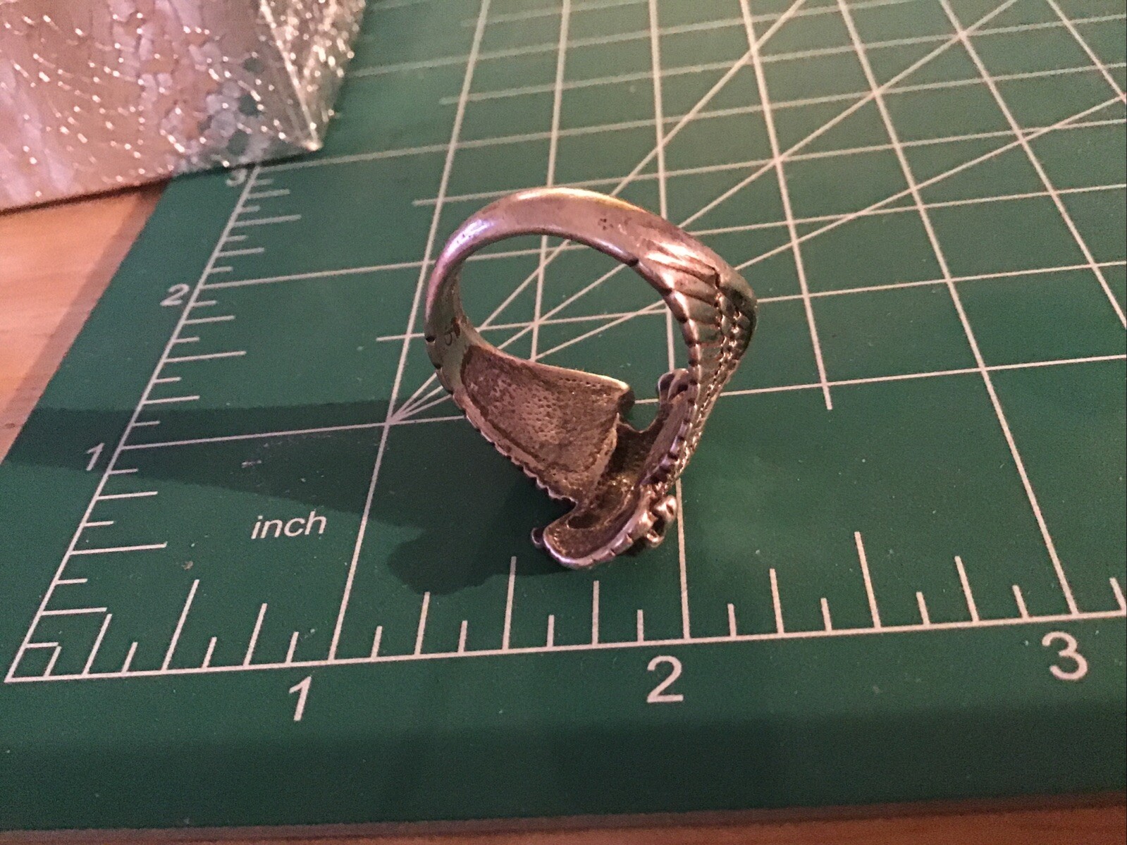 STERLING SILVER EAGLE RING SIZE 10 $ - image 8