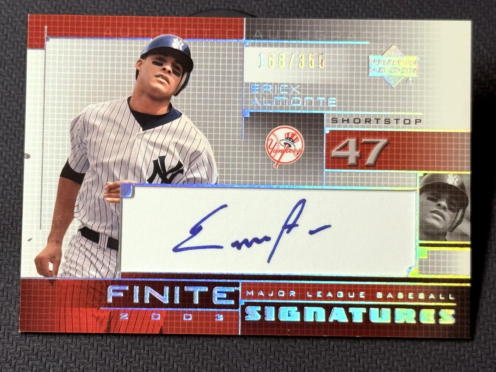 2003 Upper Deck Finite Signatures Eric Almonte 168/355