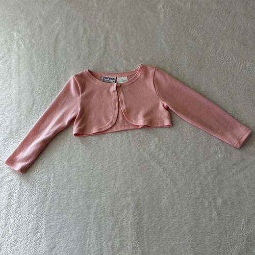 Blueberi Boulevard Kids Girls Cardigan Sweater Size 4T Pink Knit Long Sleeve - Picture 3 of 6