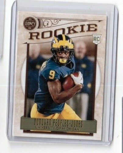 2020 Panini Legacy Rookie Card Donovan Peoples-Jones University Of Michigan - Bild 1 von 2
