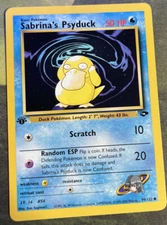 1st Edition Sabrina’s Psyduck 99/132 - Gym Challenge - Near Mint