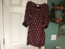 Milly of New York Women's Black & Red Dress Size 2 (CON29)