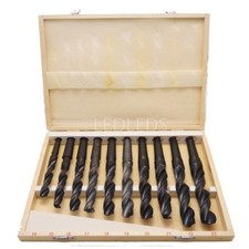 PUNTE 10 PZ ELICOIDALI HSS CONICO TRAPANO COLONNA  14 15 16 17 18 19 20 21 22 23