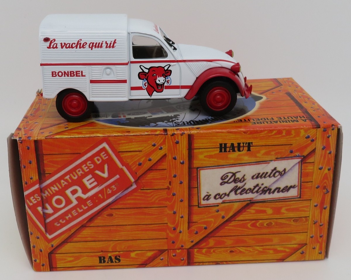 NOREV HACHETTE #36 CITROEN 2CV AZU LA VACHE QUI RIT 1955 in