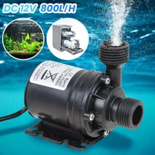 12V 800L/H USB Mini Water Pump Quiet Brushless Motor Submersible Pool Water Pump