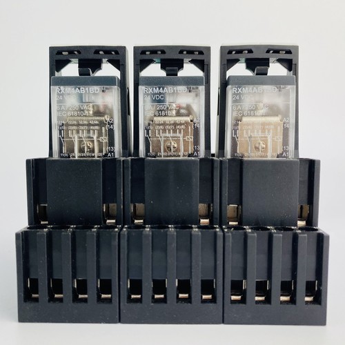 Реле rxm4ab1bdpvm schneider electric