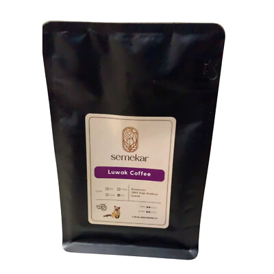Authentic Kopi Luwak Coffee 100% Arabica SEMEKAR Aceh Gayo, Pure