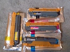 4 Toner Cartridges to REFILL Brother HL-3170CDW Black Yellow Cyan Magenta