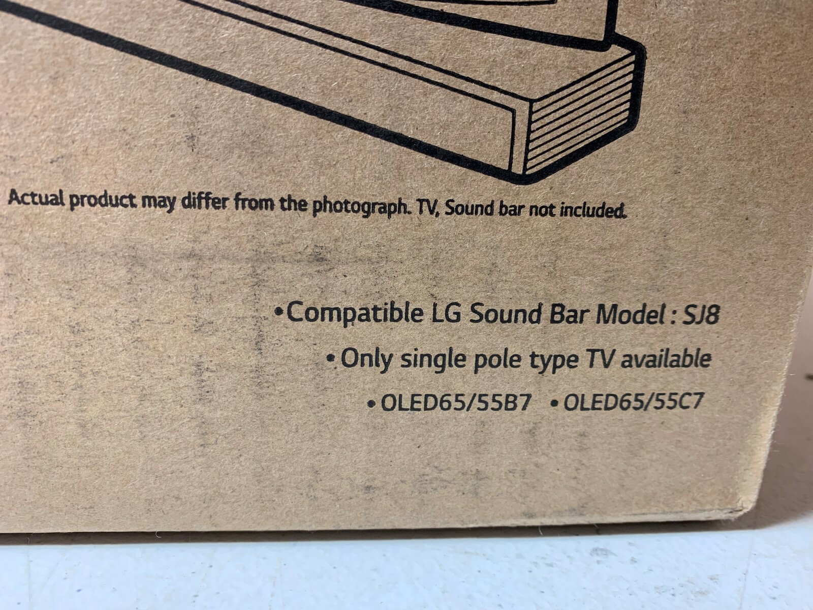lg t8 soundbar bracket