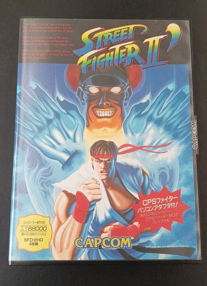 【x68000】【x68000】ストリートファイター2ダッシュ Street Fighter II Dash Sharp X68000 CAPCOM W/ CPS Fighter Adapter