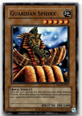 Guardian Sphinx RP02-EN067 Unlimited Common Yu-Gi-Oh TCG NM