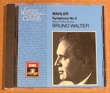 Gustav Mahler&ndash;Mahler: Symphony No. 9 [Bruno Walter]-RARE out of print CD '89-NEW