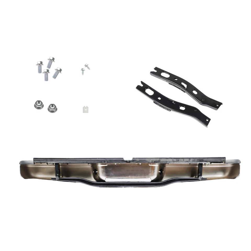 Fit For Toyota Tacoma 1995-2004 Chrome Trim Rear Step Bumper Face Bar Assembly Foto 2 de 4