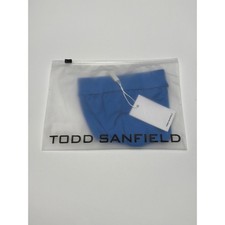 NWT TODD SANFIELD Electric Defiant Thong Blue Size S Mens Underwear