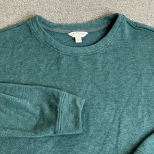 Orvis Sweatshirt Mens Medium Green Modal Stretch Crewneck Pullover Long Sleeve