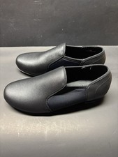 Linodes Leather and Elastic Slip on Unisex Tap Shoes Womens 7.5