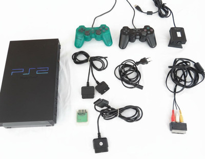 Sony Playstation 2 PS2 FAT Spielekonsole Konsole SCPH-50004 Controller Sammlung