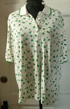 VINTAGE CABIN CREEK SS Smooth Polo 80's GOLF Shirt Top Blouse L