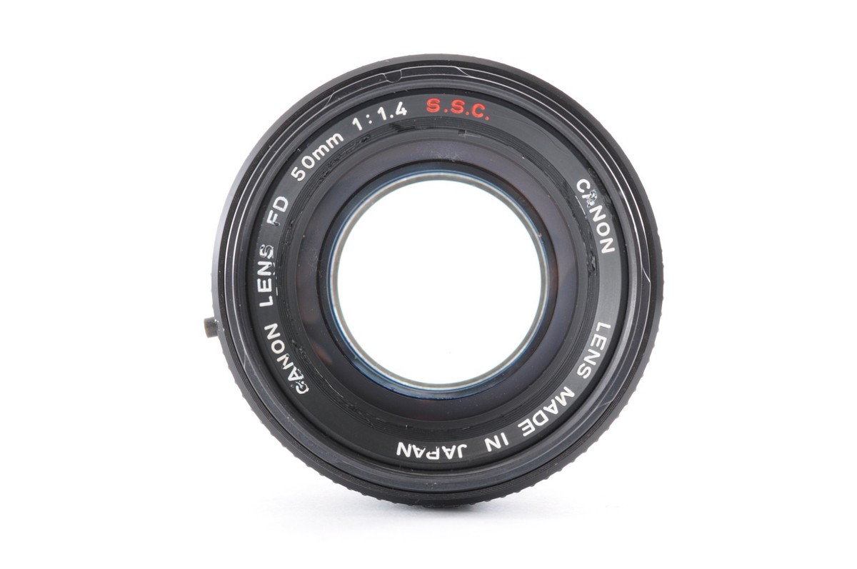 Canon AE-1 Black / Lens FD 50mm f/1.4 S.C.C. Excellent+ SLR from