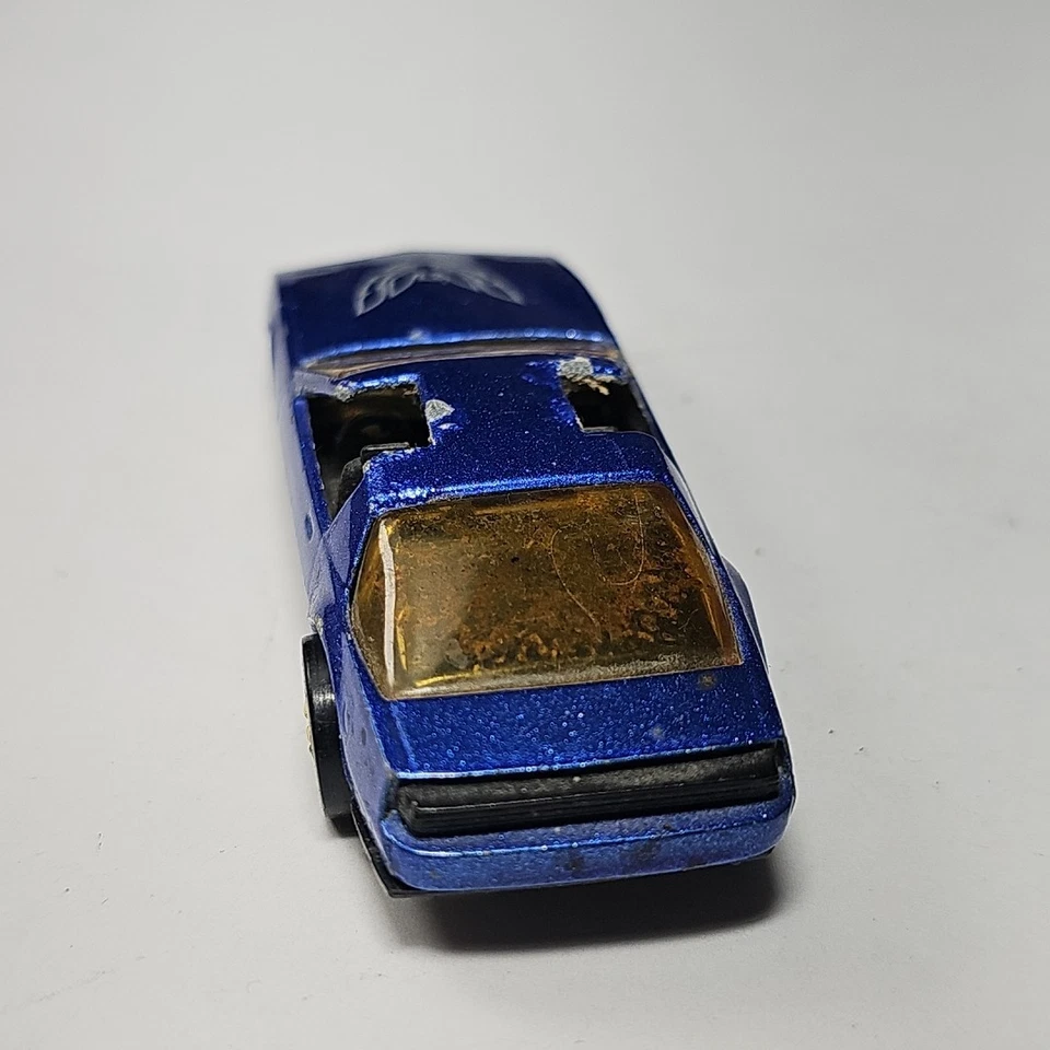 Pontiac Firebird Spectraflame 1982 Hot Wheels azul dorado Hong Kong coche diecast Foto 4 de 4