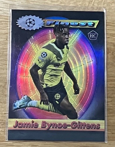 Topps UEFA Finest Flashbacks Jamie Bynoe Gittens 2022-23 Rookie/25 Chelsea RC