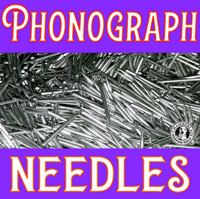 1,000 Phonograph LOW TONED NEEDLES for Hand Crank Gramophones VICTOR