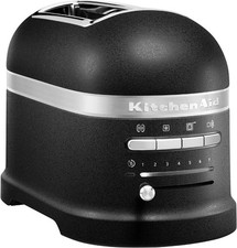 KitchenAid Artisan 5KMT2204EBK, 2-Scheiben-Toaster, 1250W, Gusseisen-Schwarz