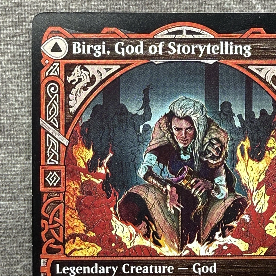 MTG Birgi, God of Storytelling (Showcase) – Kaldheim (KHM) #311 Non-Foil NM - Image 3 of 4