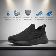 Women Non Slip Work Shoes Food Service Chef Sneakers Kitchen Restaurant Nursing