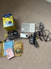 Sony Camera With Accessories Including Underwater Camera Case